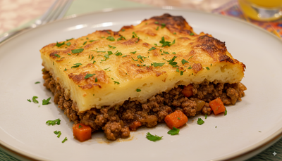 Pastel de papa Vegetariano